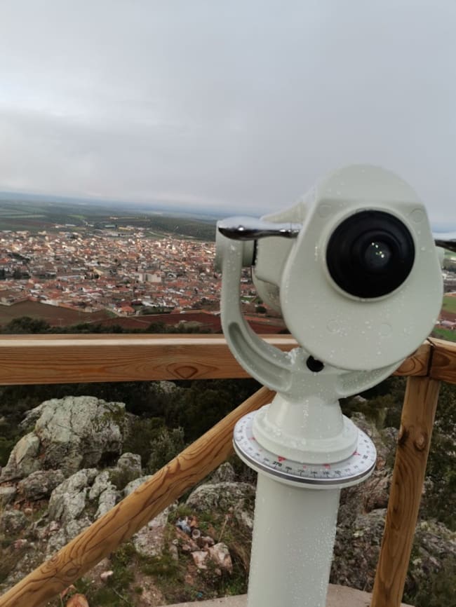 Mirador de Los Navalmorales, integrado en el proyecto "Camino de las estrellas"