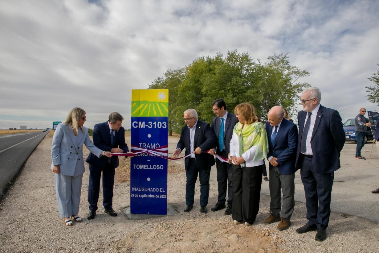 Inauguración de la carretera entre Pedro Muñoz y Tomelloso