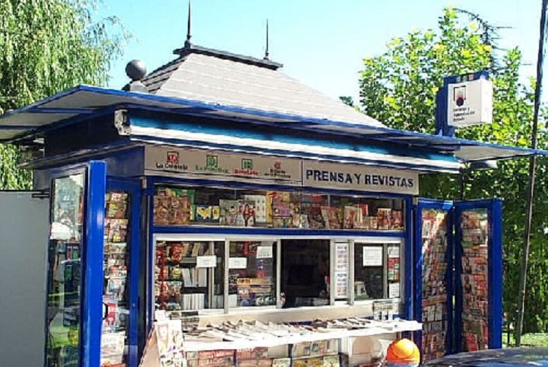 Kiosco en el que se validó el boleto premiado