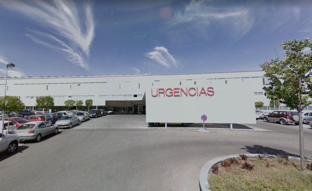 Entrada del servicio de Urgencias del Hospital de Fuenlabrada.