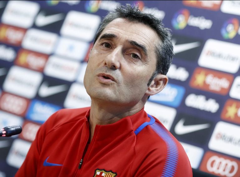 Ernesto Valverde comparece ante los medios