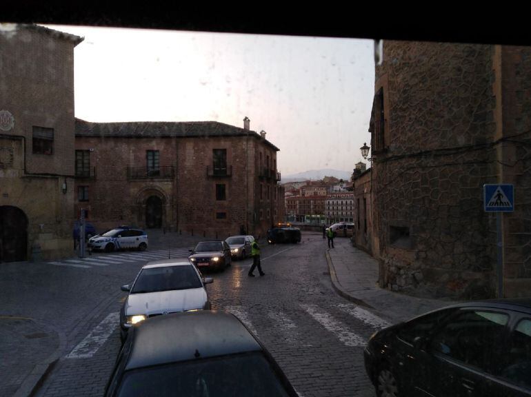 Imagen del vehículo accidentado