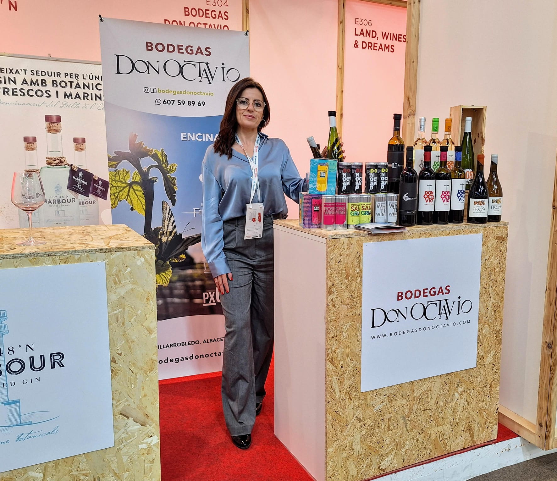 Stand de Bodegas Don Octavio en la Barcelona Wine Week