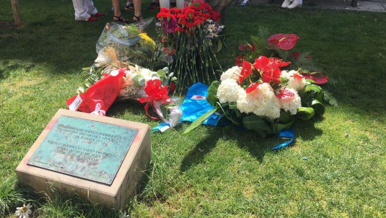 Monumento en reduerdo de Germán Rodríguez