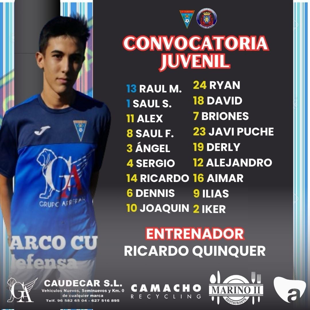 Convocatoria del juvenil