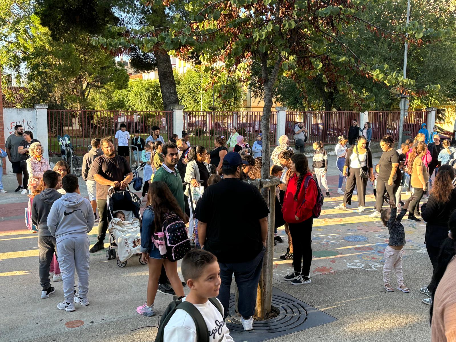 Vuelta al cole para los niños del CEIP Pío XII de Huesca