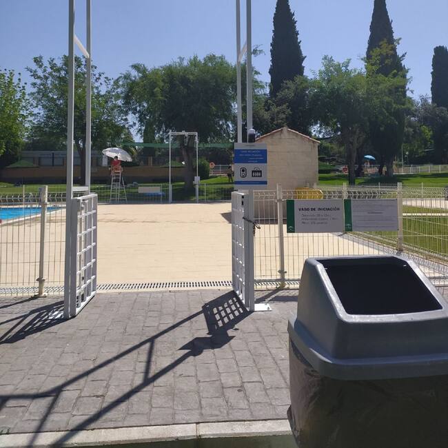 Sensor contabilizador de usuarios en La Garza.