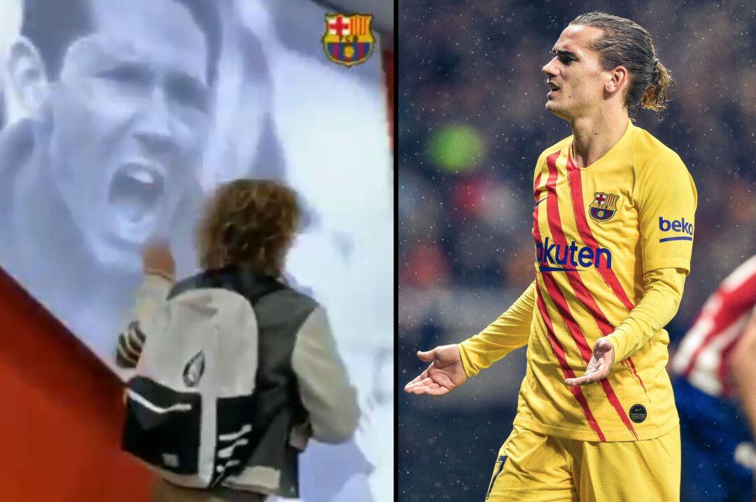 El gesto de Antoine Griezmann hacia el Cholo Simeone