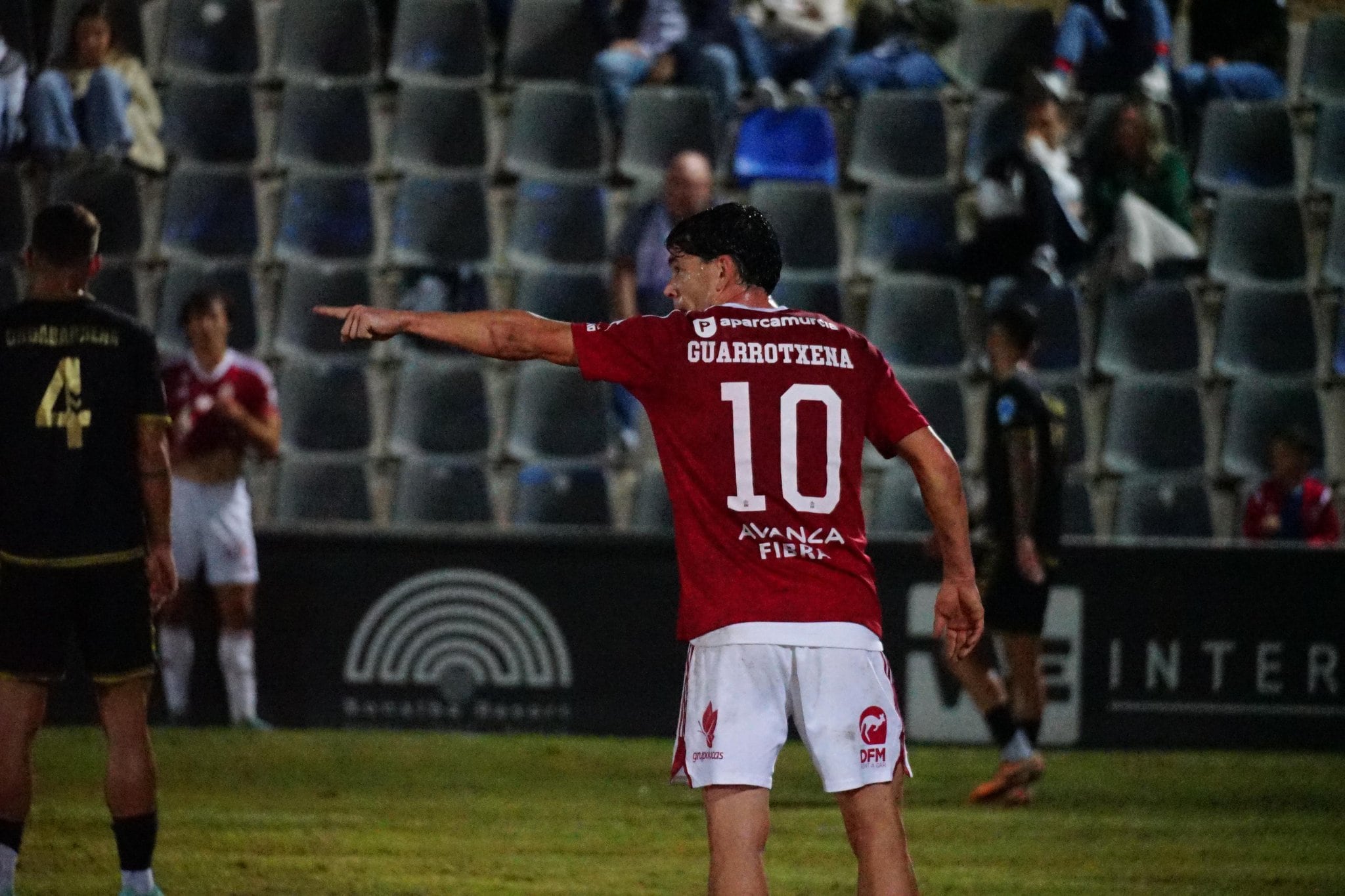 Guarrotxena durante el Intercity-Real Murcia