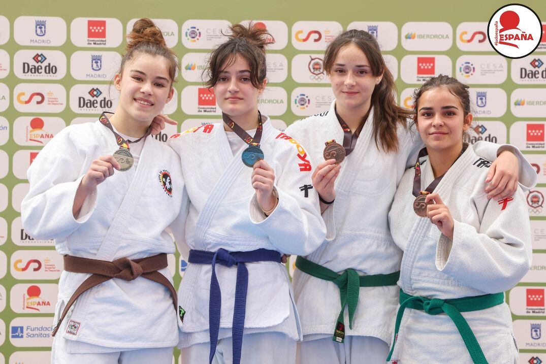 Claudia Carrasco del Judo Club Alcoi, bronze