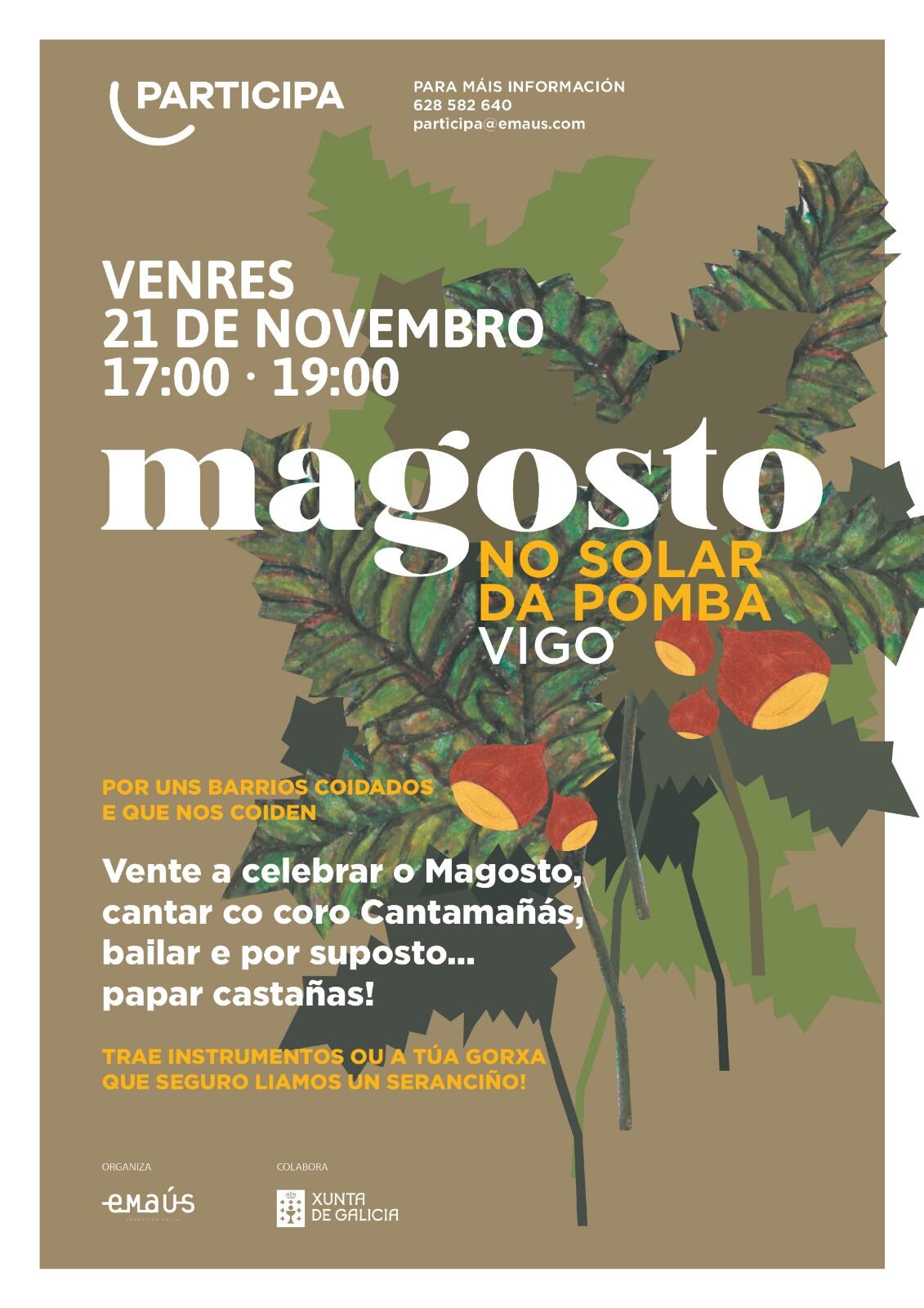 Magosto no Solar da Pomba en Vigo