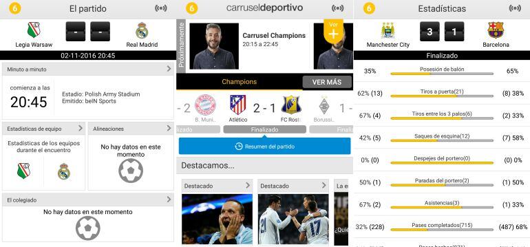 La app de Carrusel Deportivo