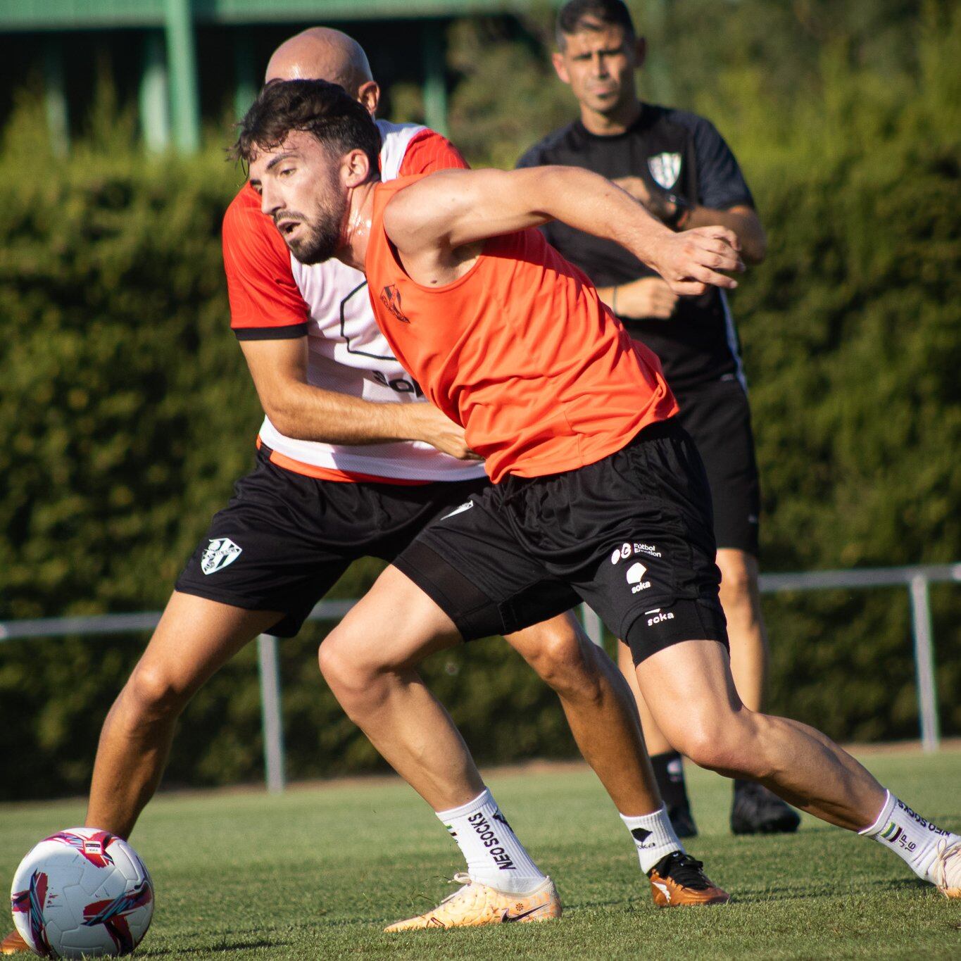 Entrenamiento de la SD Huesca