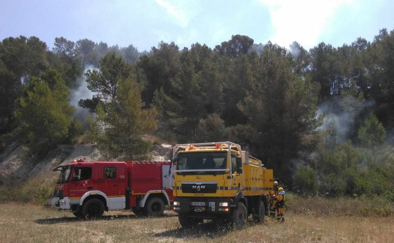 Imagen de archivo de un incendio