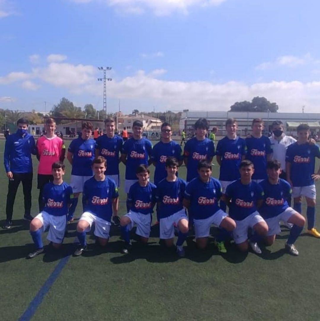 Alineación del Villena cadete B