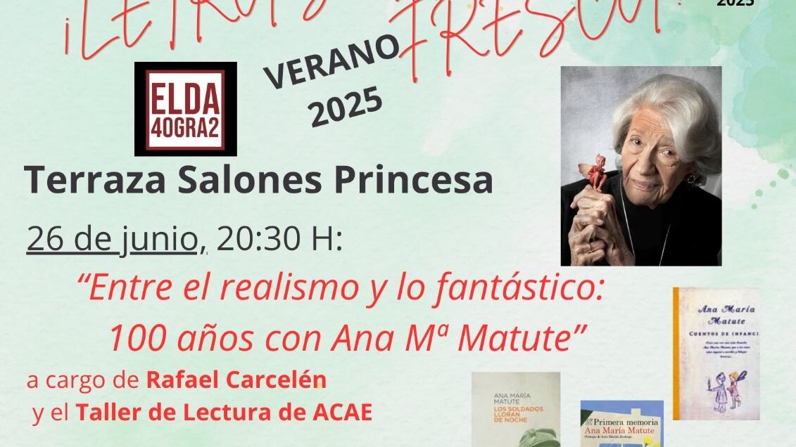 La entrada será libre y gratuita hasta completar aforo, y se espera una velada cargada de literatura, emoción y memoria.
