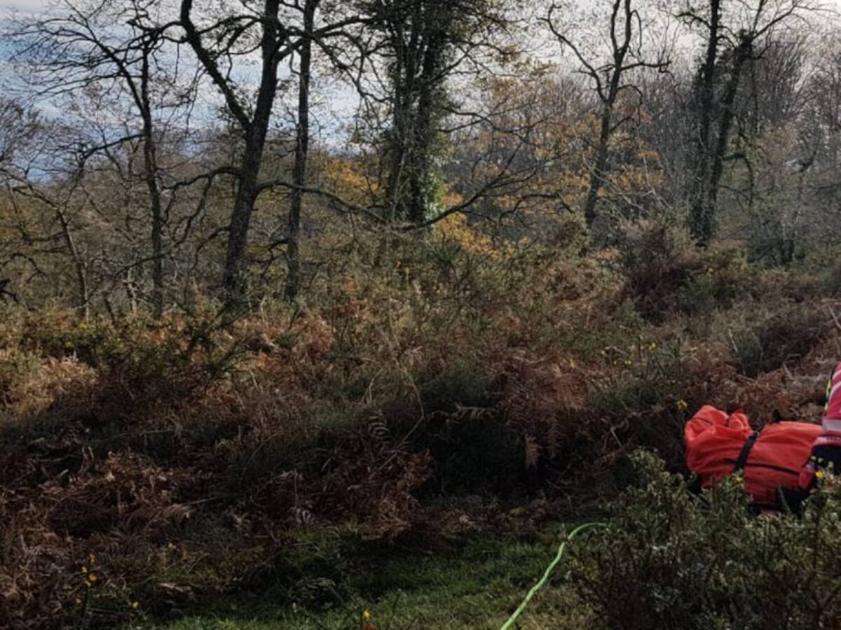 Evacuado en helicóptero un cazador que ha sufrido un infarto