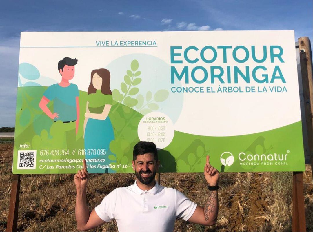 Juan Diego Marín propietario y gerente de Ecotour Moringa