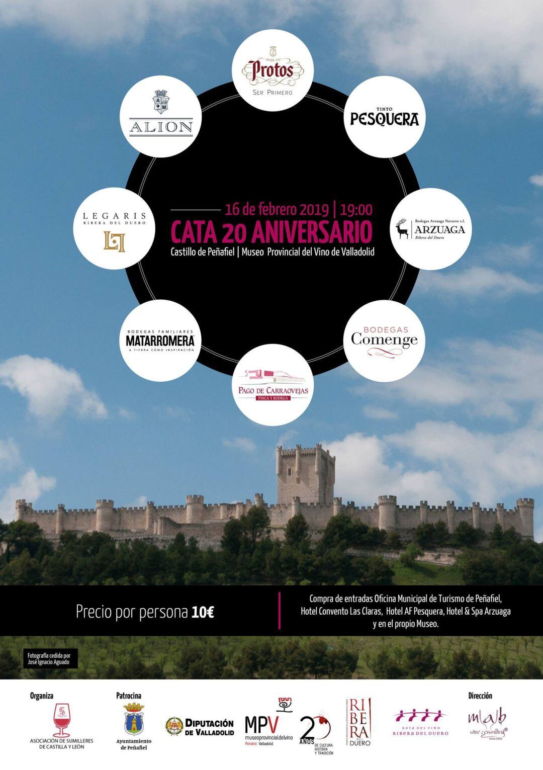Cartel de promoción de la cata 20 aniversario