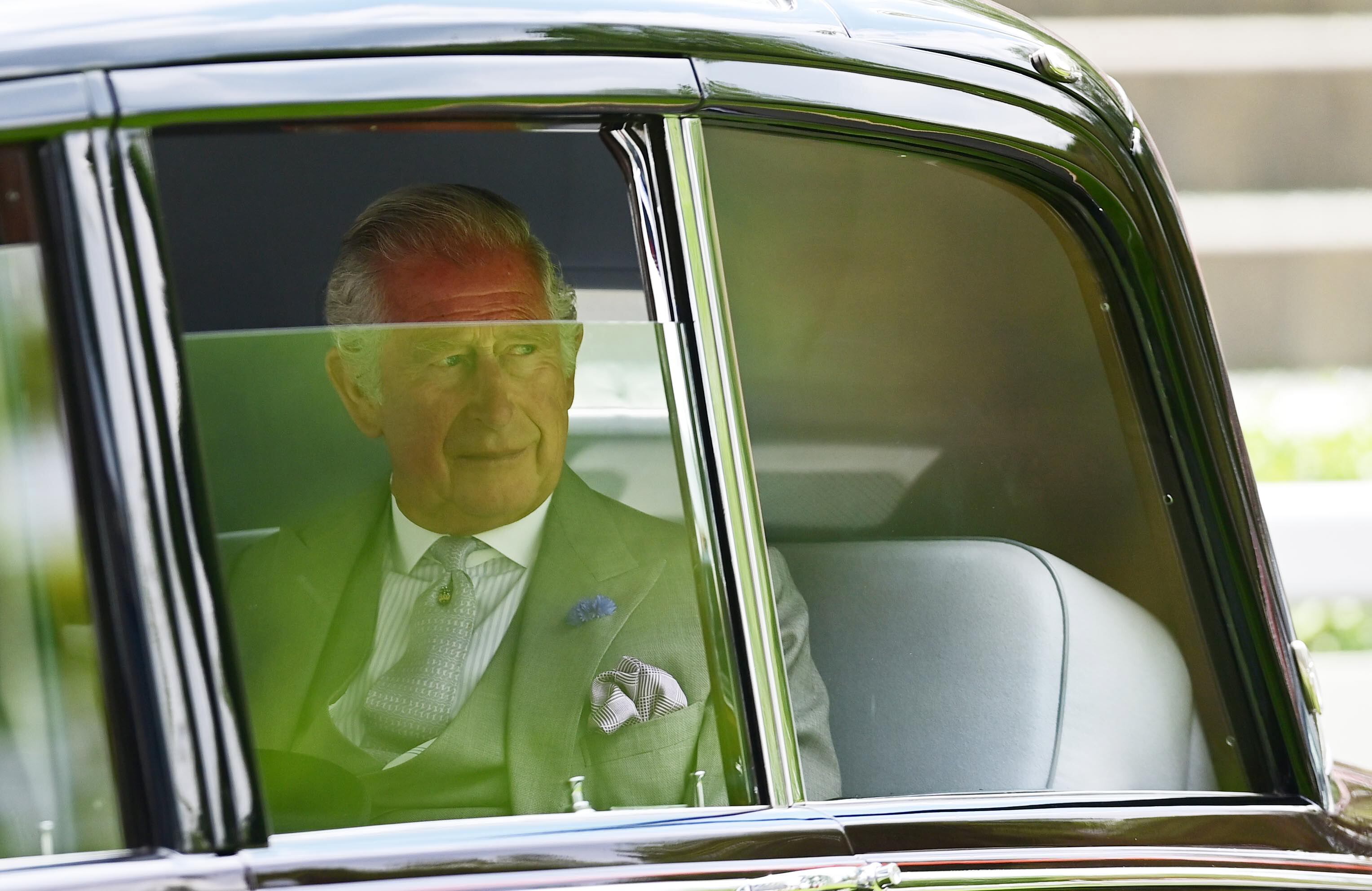 El rey Carlos III de Inglaterra, en junio de 2021, cuando aún era príncipe de Gales, en Ascot (Reino Unido).