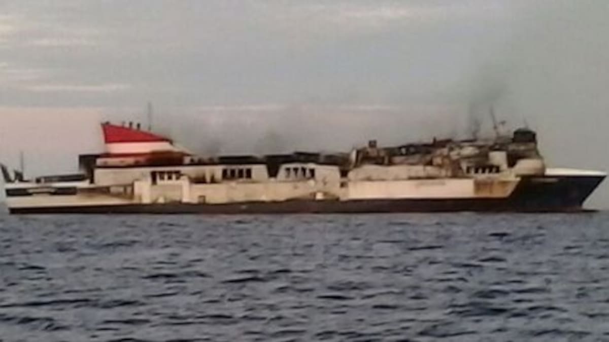 Los viajeros del ferry se quejan de los medios de evacuación