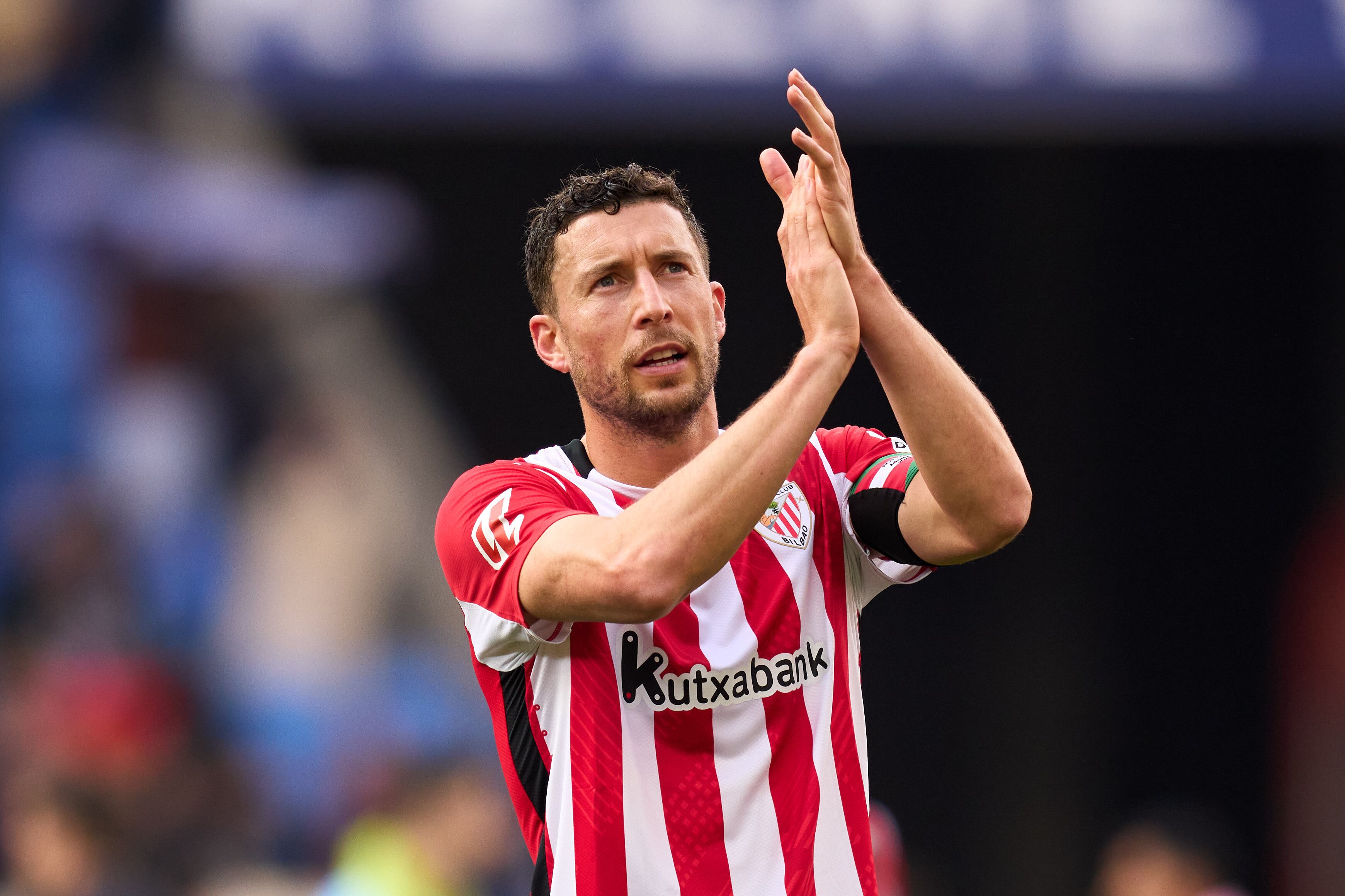 Óscar de Marcos, durante el partido ante el Espanyol