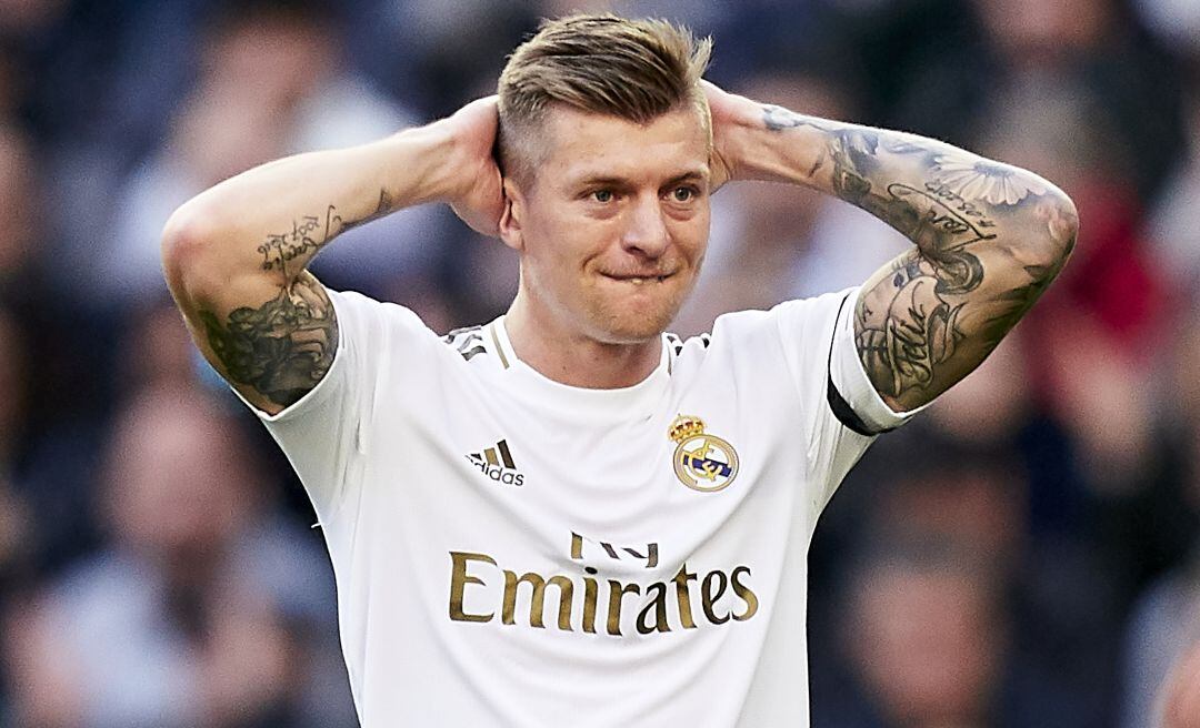 El alemán del Real Madrid Toni Kroos.