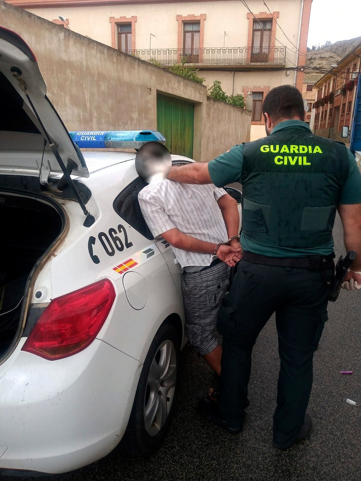 Momento de la detención