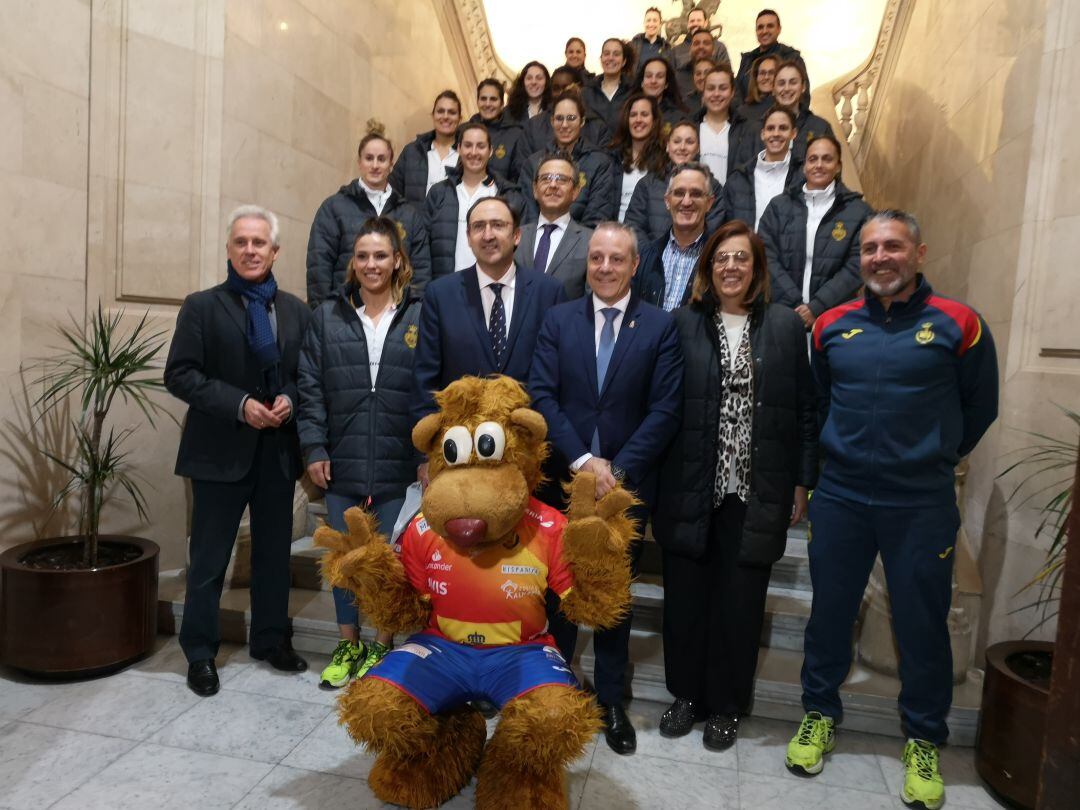 Las Guerreras en el Ayuntamiento de Palencia