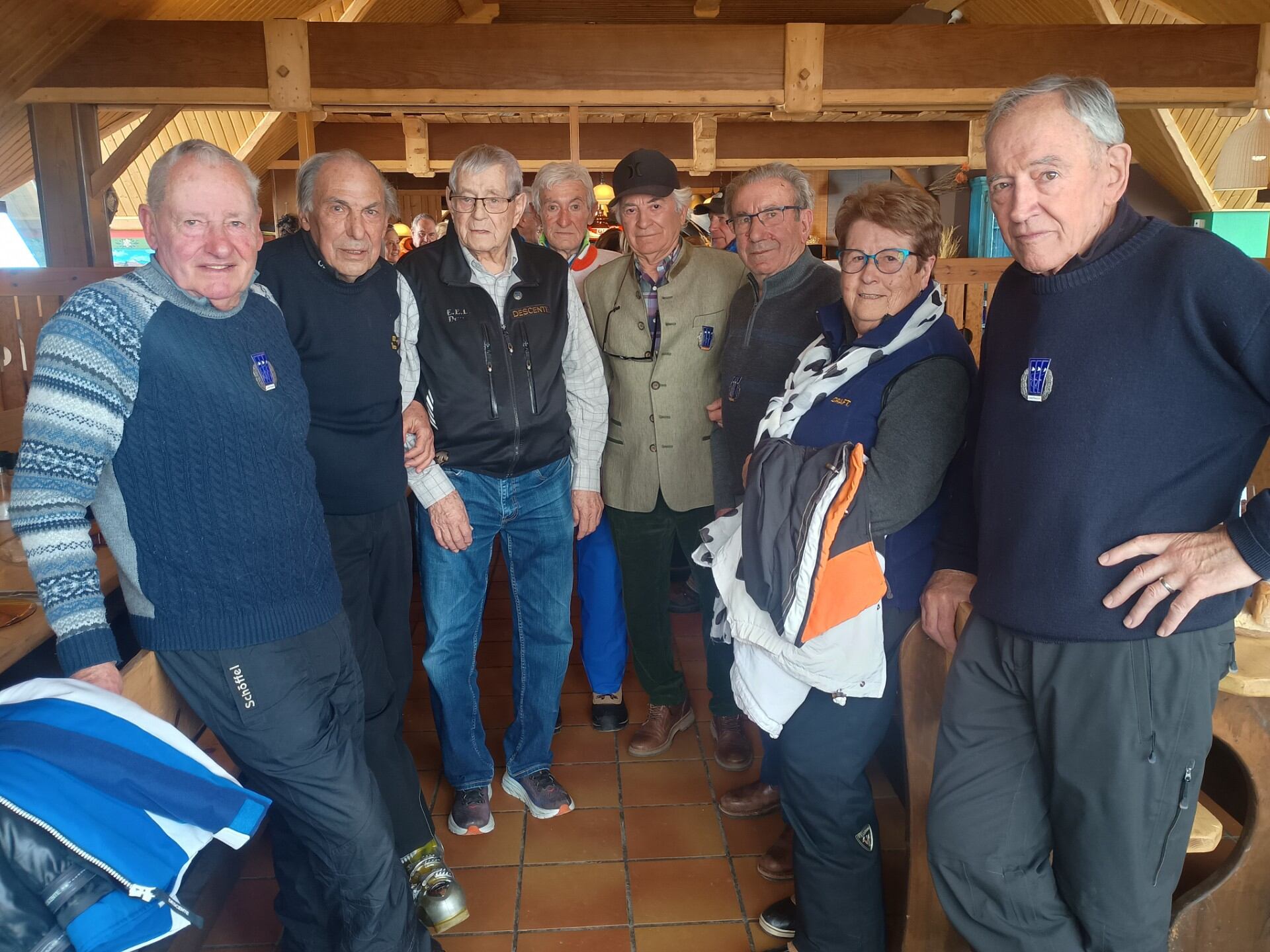 Demostradores homenajeados en el 50 aniversario celebrado en Formigal