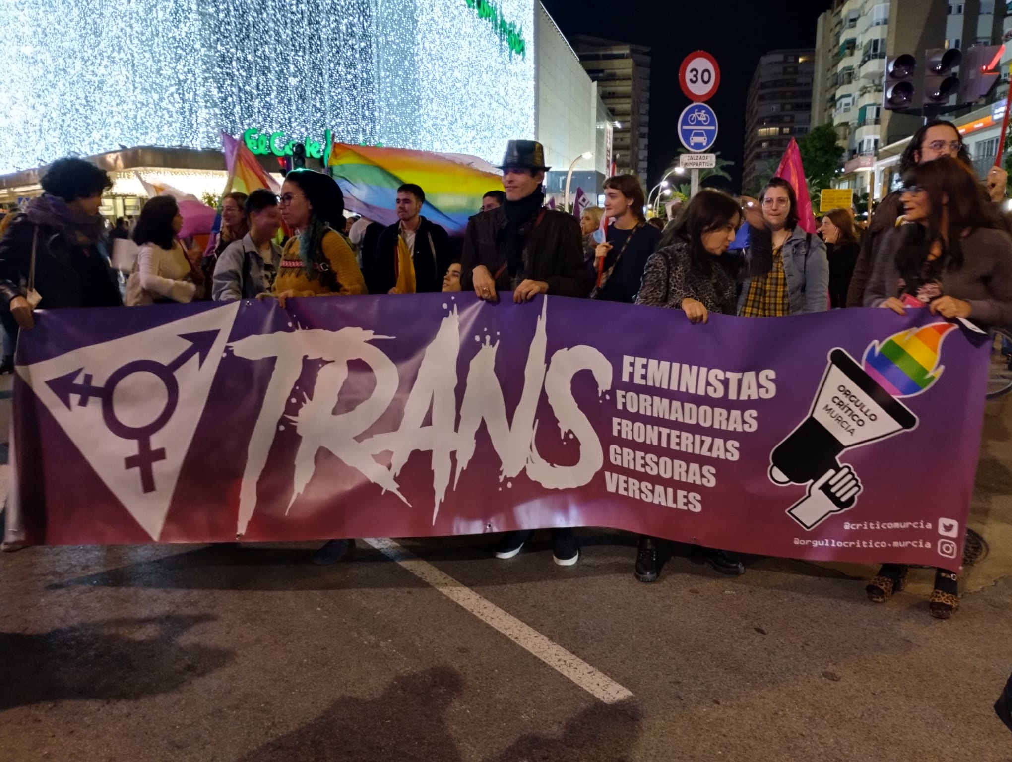 Manifestación del 25N en Murcia