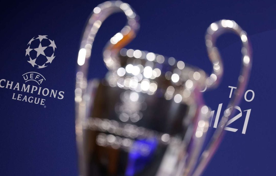 El trofeo de la Champions League.