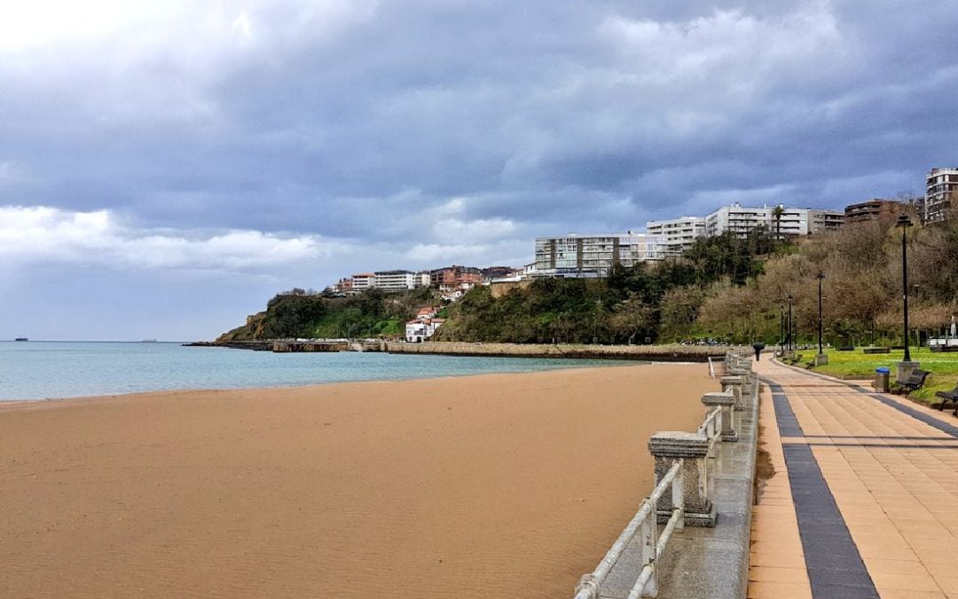 Playa de Ereaga,en Getxo