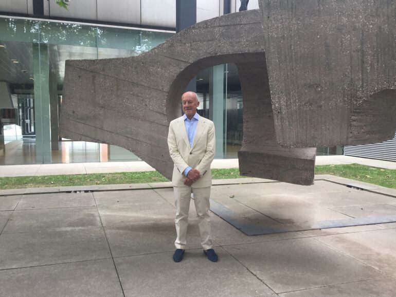 Norman Fuster, durante la apertura del curso de verano en Bilbao