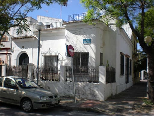 Barriada de España en Jerez imagen de archivo