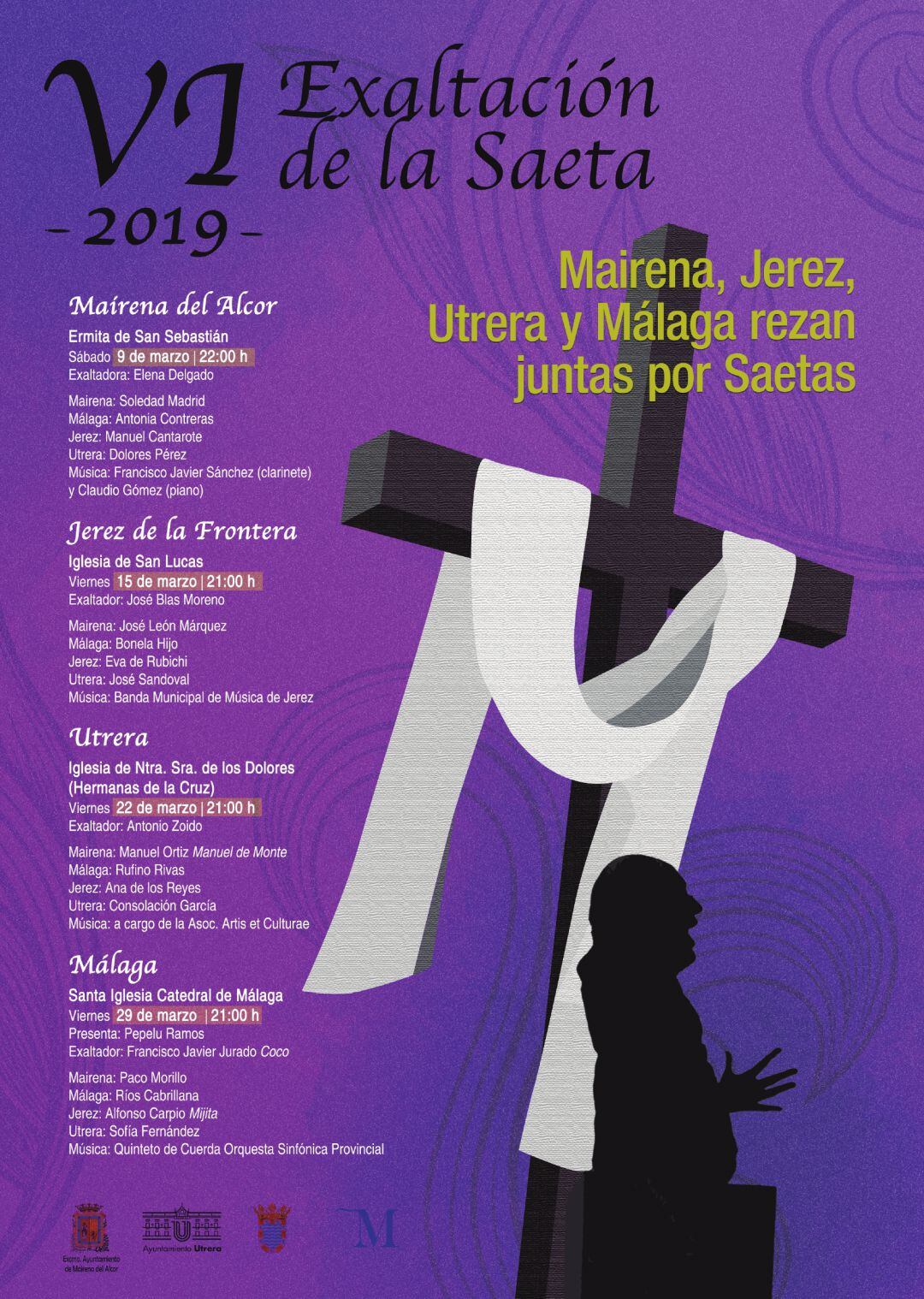 Cartel de la VI edición de la Exaltación de la Saeta