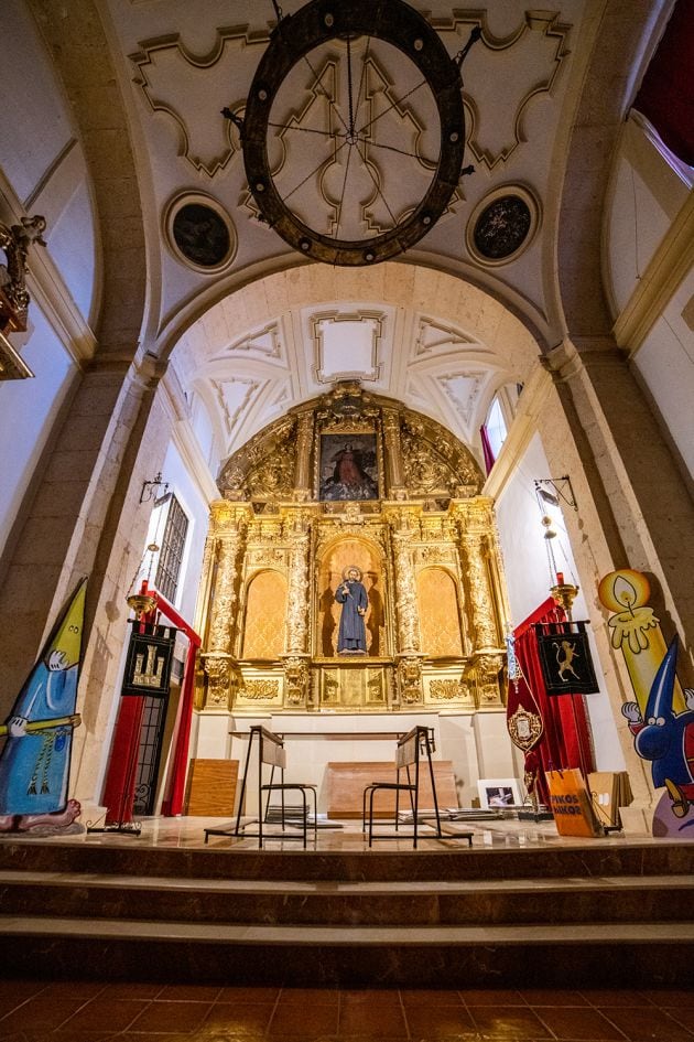 Interior de la nueva sede de la Junta de Cofradías de Segovia