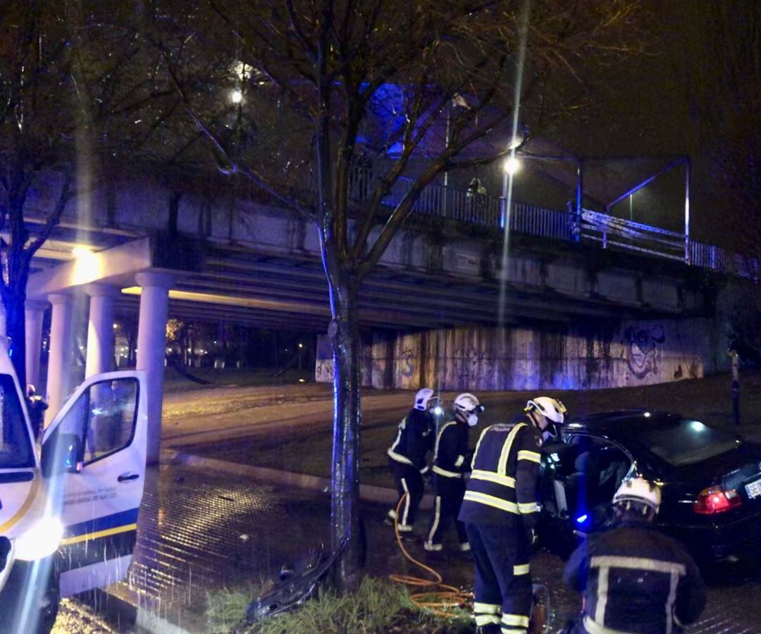 Actuación de los bomberos de Córdoba