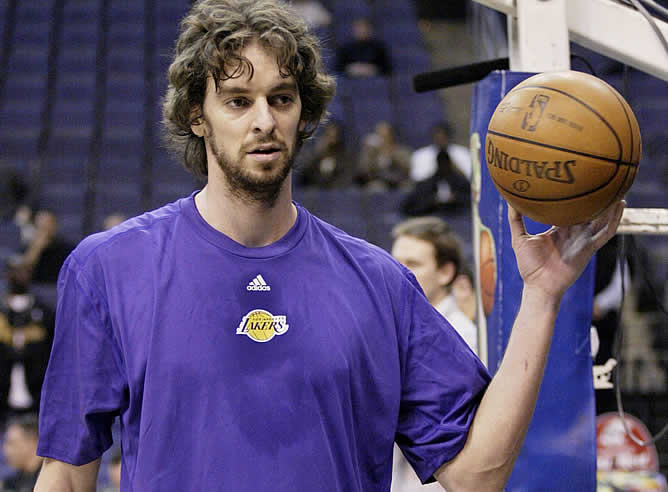 Pau Gasol, jugador de Los Ángeles Lakers