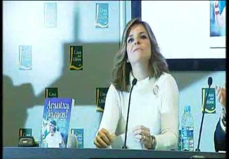 Arantxa Sánchez Vicario, en la presentació del seu polèmic llibre