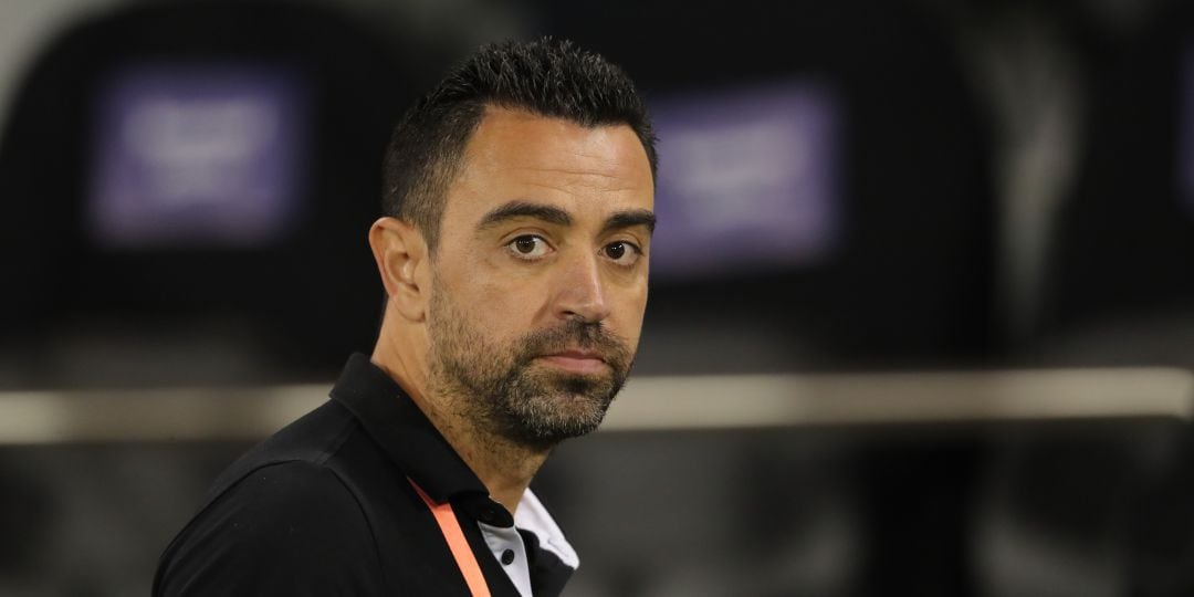 Xavi Hernández, durante un partido con el Al Sadd