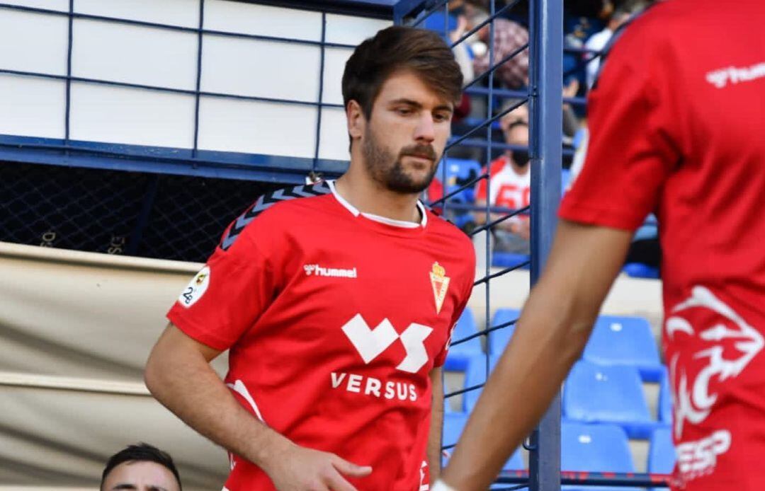 Mario Abenza en el UCAM Murcia CF-Real Murcia