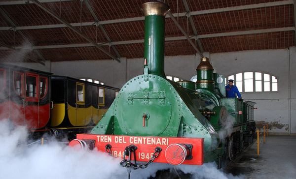 La rèplica de la locomotora Mataró, la primera que va circular a Espanya i que es vol restaurar amb micromecenatge