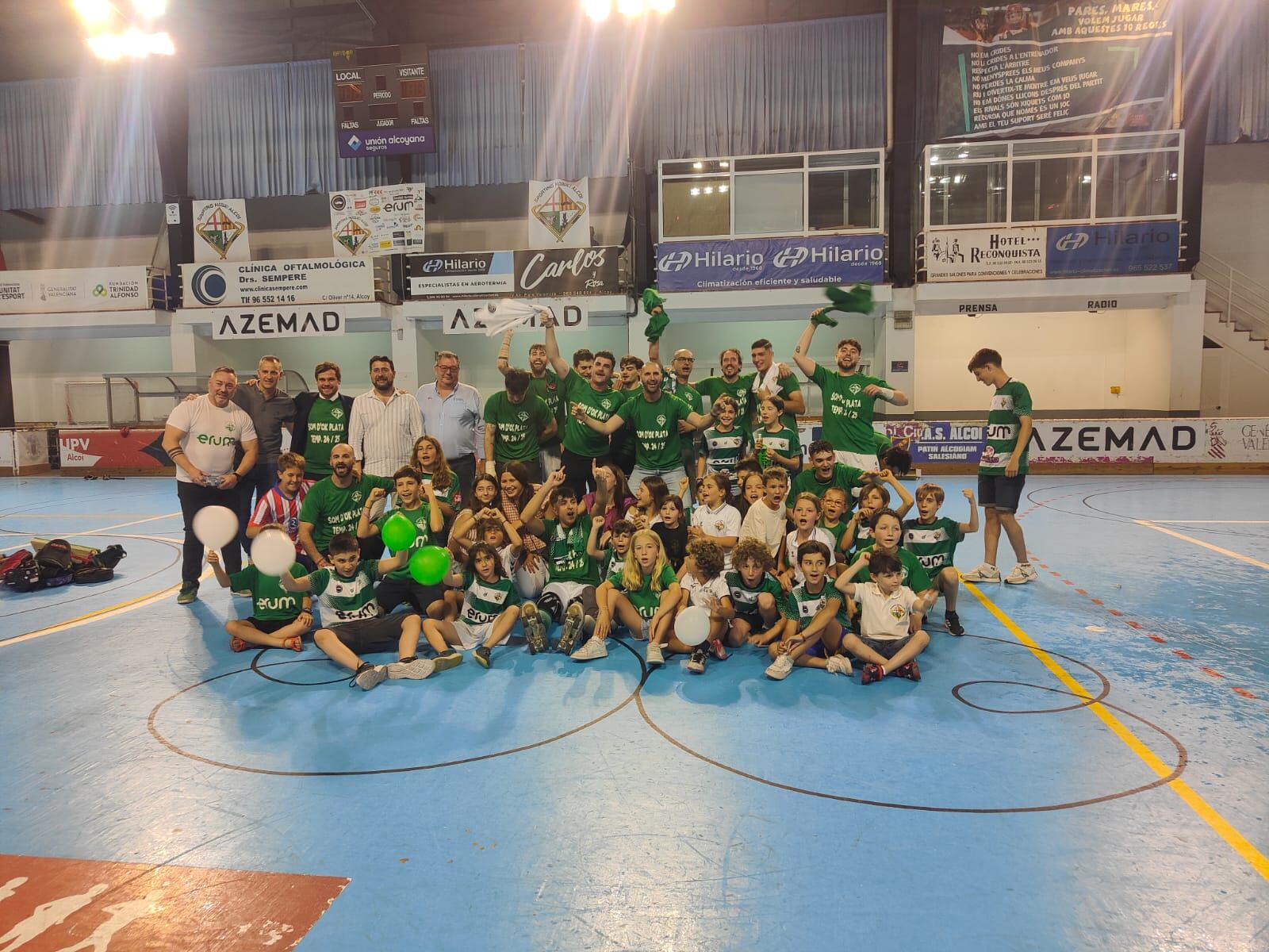 Ascenso del Sporting Alcoy a Ok Plata