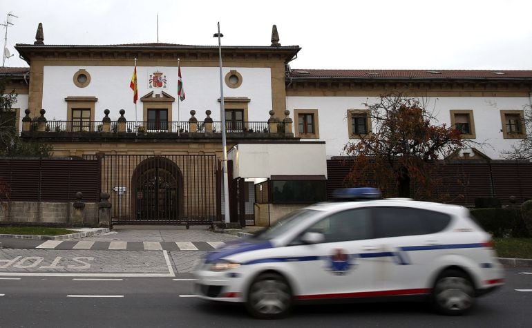 Vista de la prisión de Martutene en San Sebastián donde cumplían condena en tercer grado los detenidos