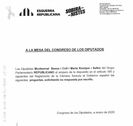 La batería de preguntas en el Congreso