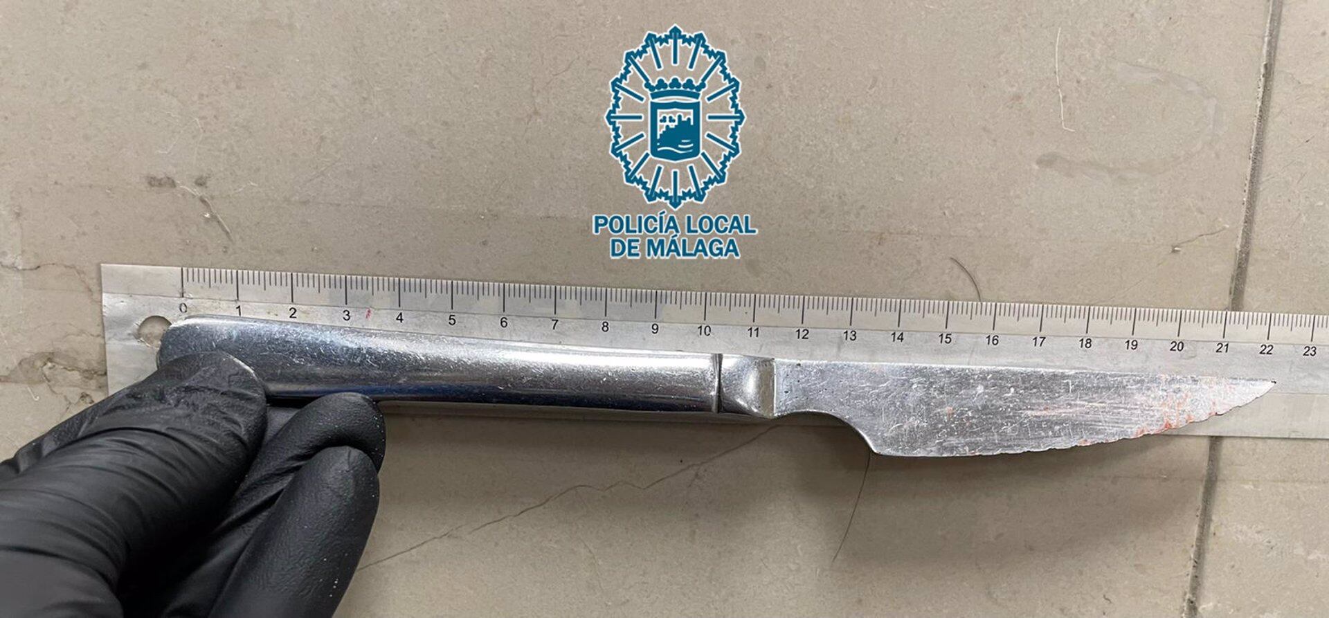 Cuchillo intervenido