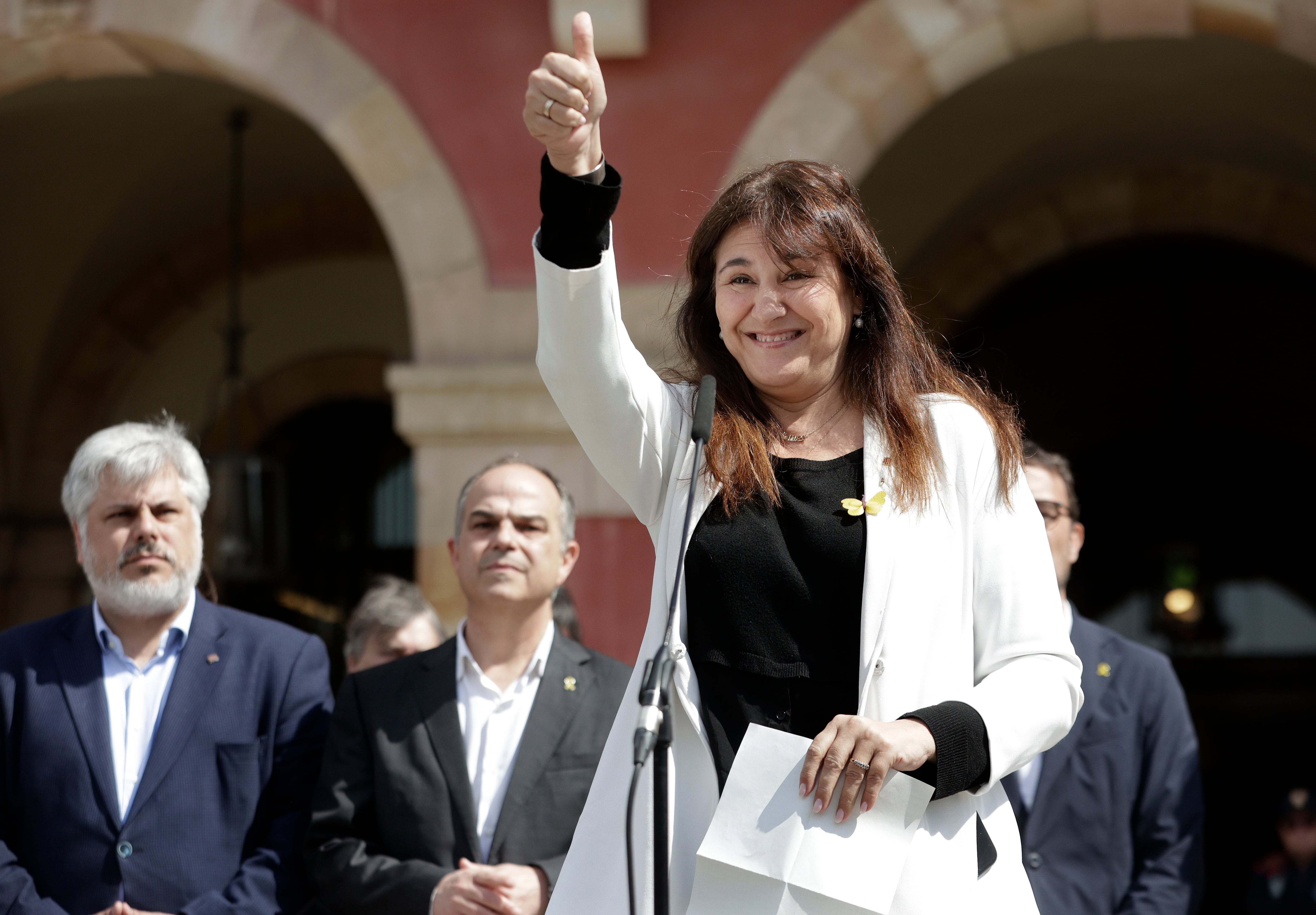 La presidenta suspendida del Parlament de Cataluña, Laura Borràs