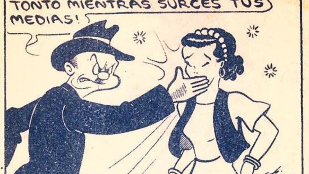 Publicidad franquista discriminatoria con la mujer