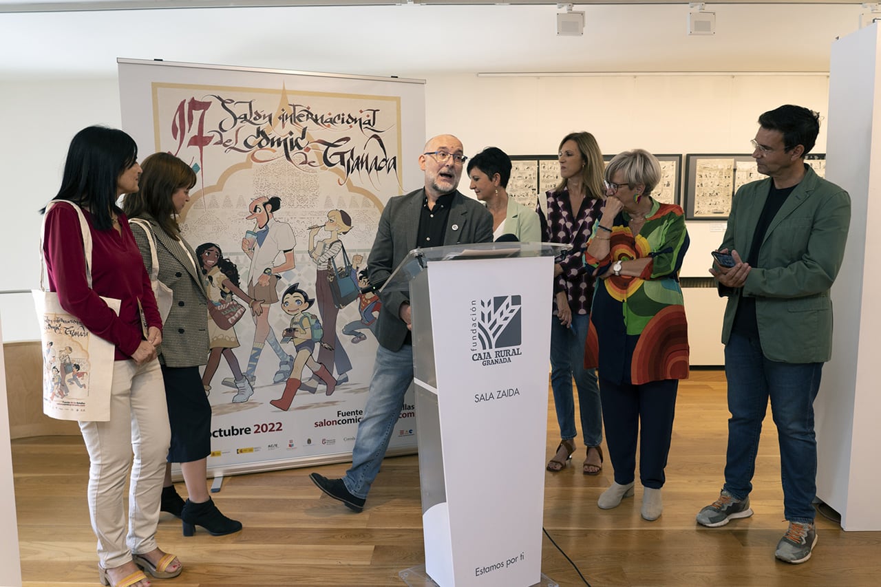 Presentación del Salón del Cómic de Granada de 2022